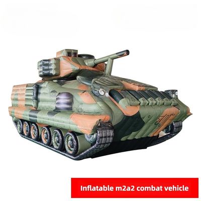 M2A2 Chariot d'infanterie gonflable Jungle Big Flower 1/1 Produit personnalisé Clip Mesh