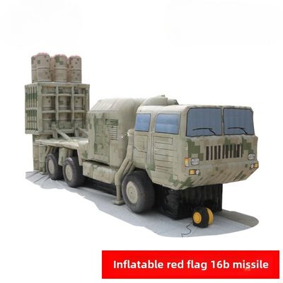 Simulation d'exercice en plein air Hongqi 16B Véhicule de missiles Camouflage du désert numérique 1/1 Produit personnalisé Tissu Oxford