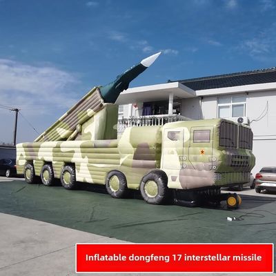 Dongfeng 17 Véhicule de missiles gonflable Jungle Big Flower 1/1 Produit personnalisé